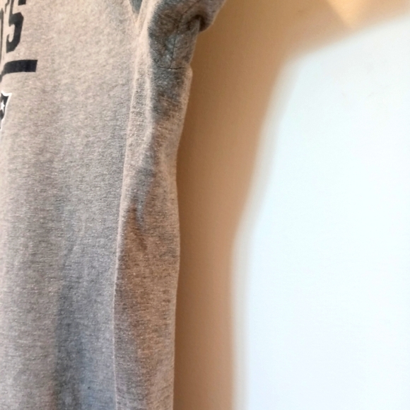 New England Patriots Football Gray Nike Logo T-Shirt - Picture 7 of 9